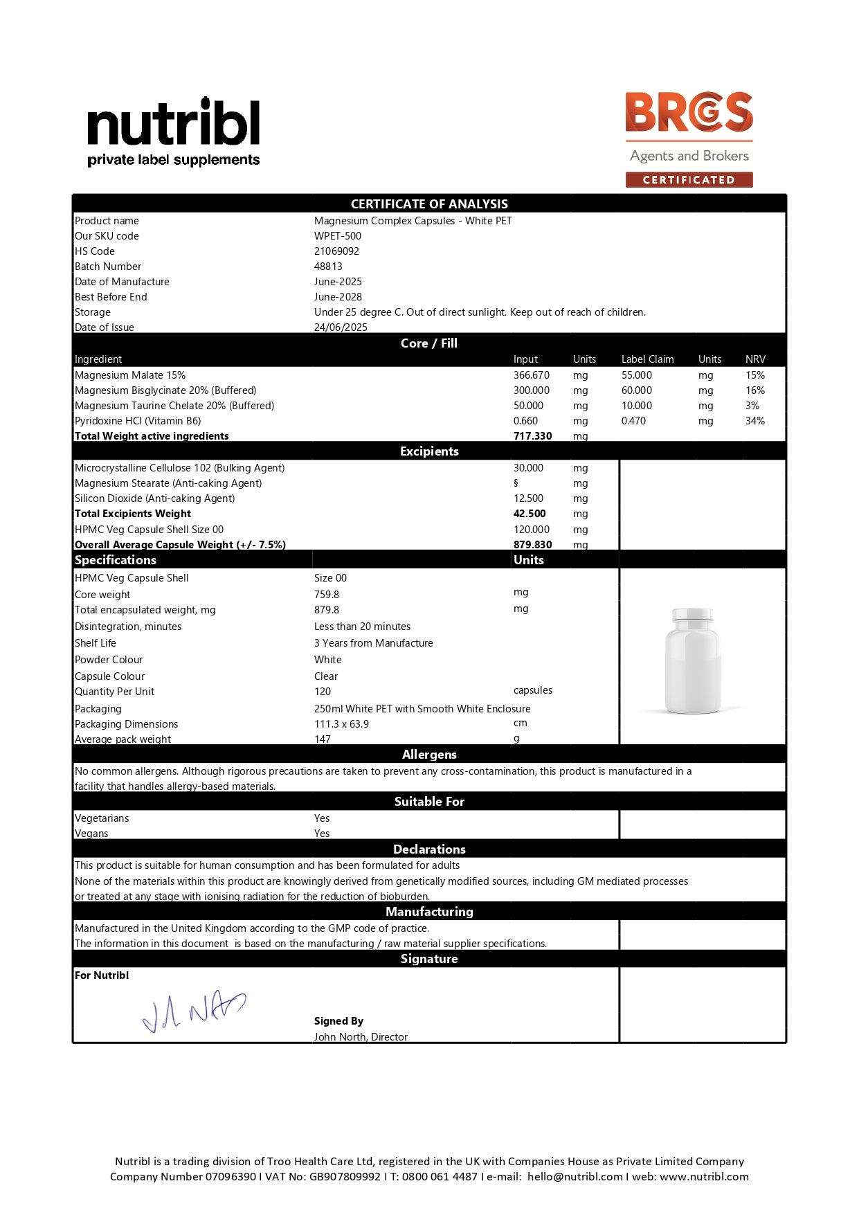 Magnesium Glycinate