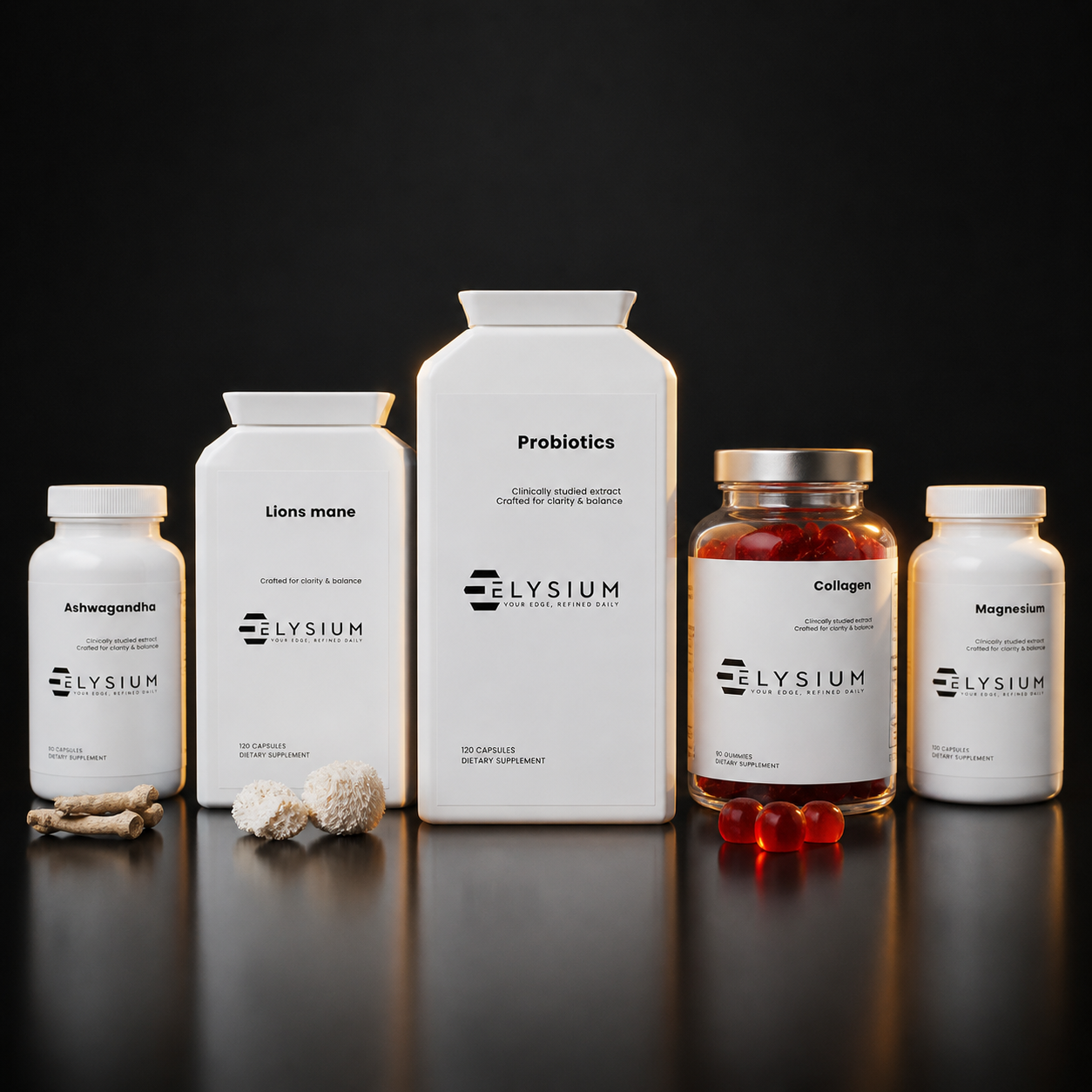 Complete Wellness System — All 5 Supplements — Elysium Supplements UK