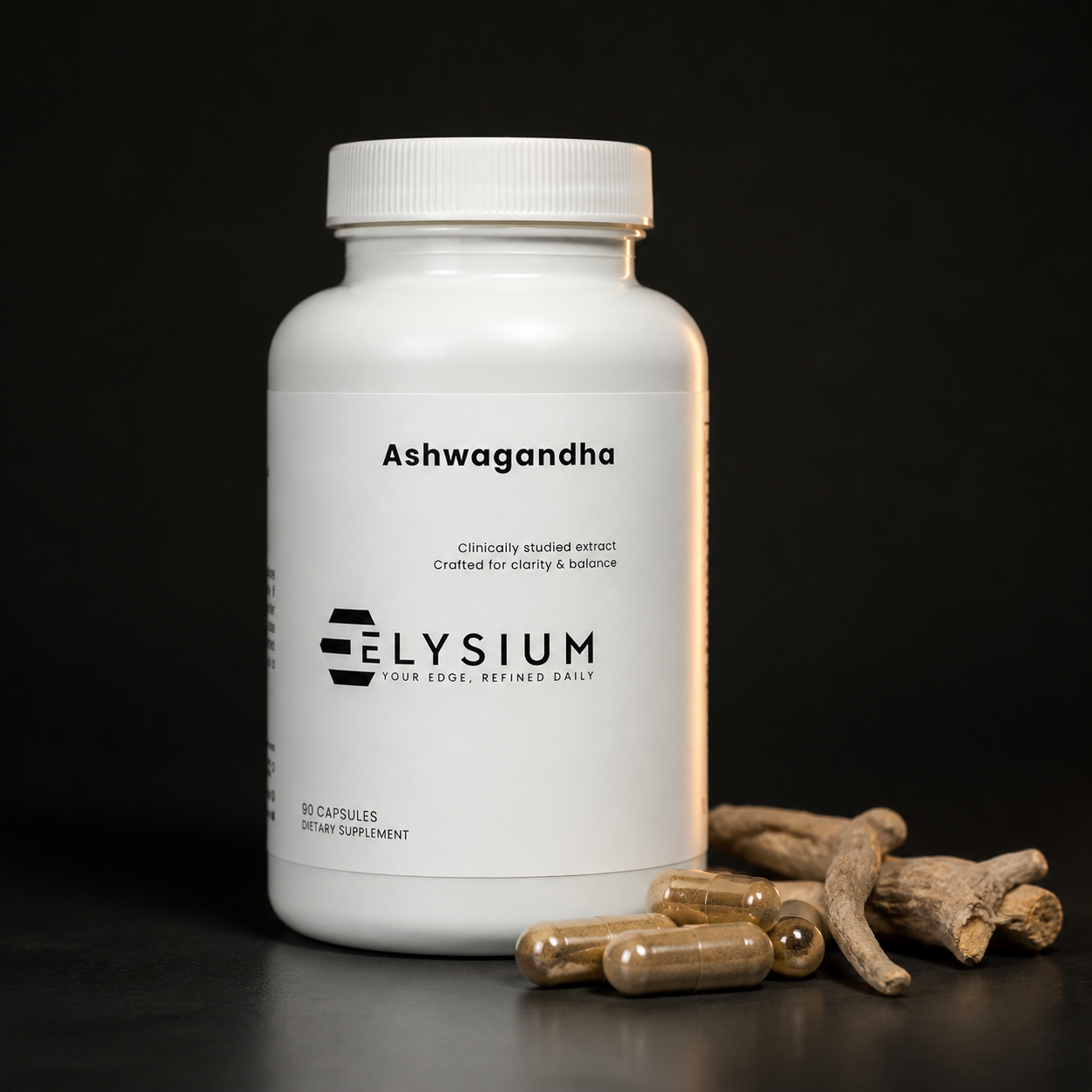 Ashwagandha KSM-66 90 Capsules — Elysium Supplements UK