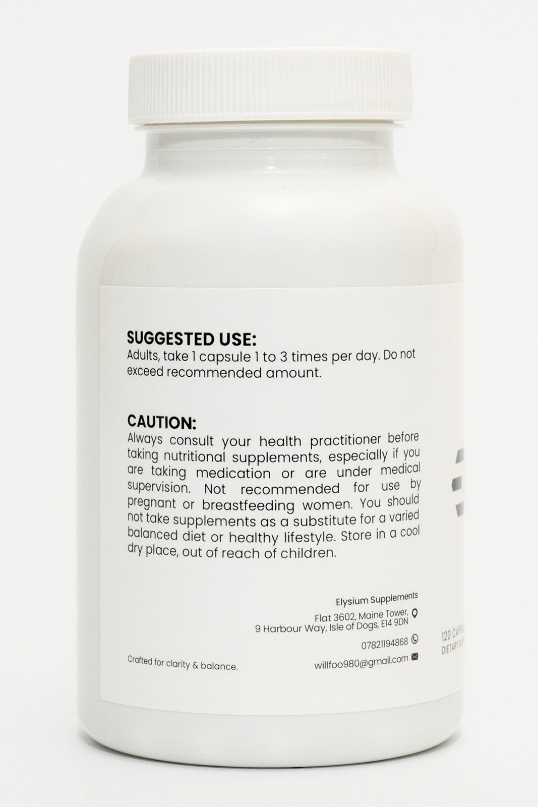 Magnesium Glycinate: 120-Capsule High-Absorption Relaxation & Wellness Formula
