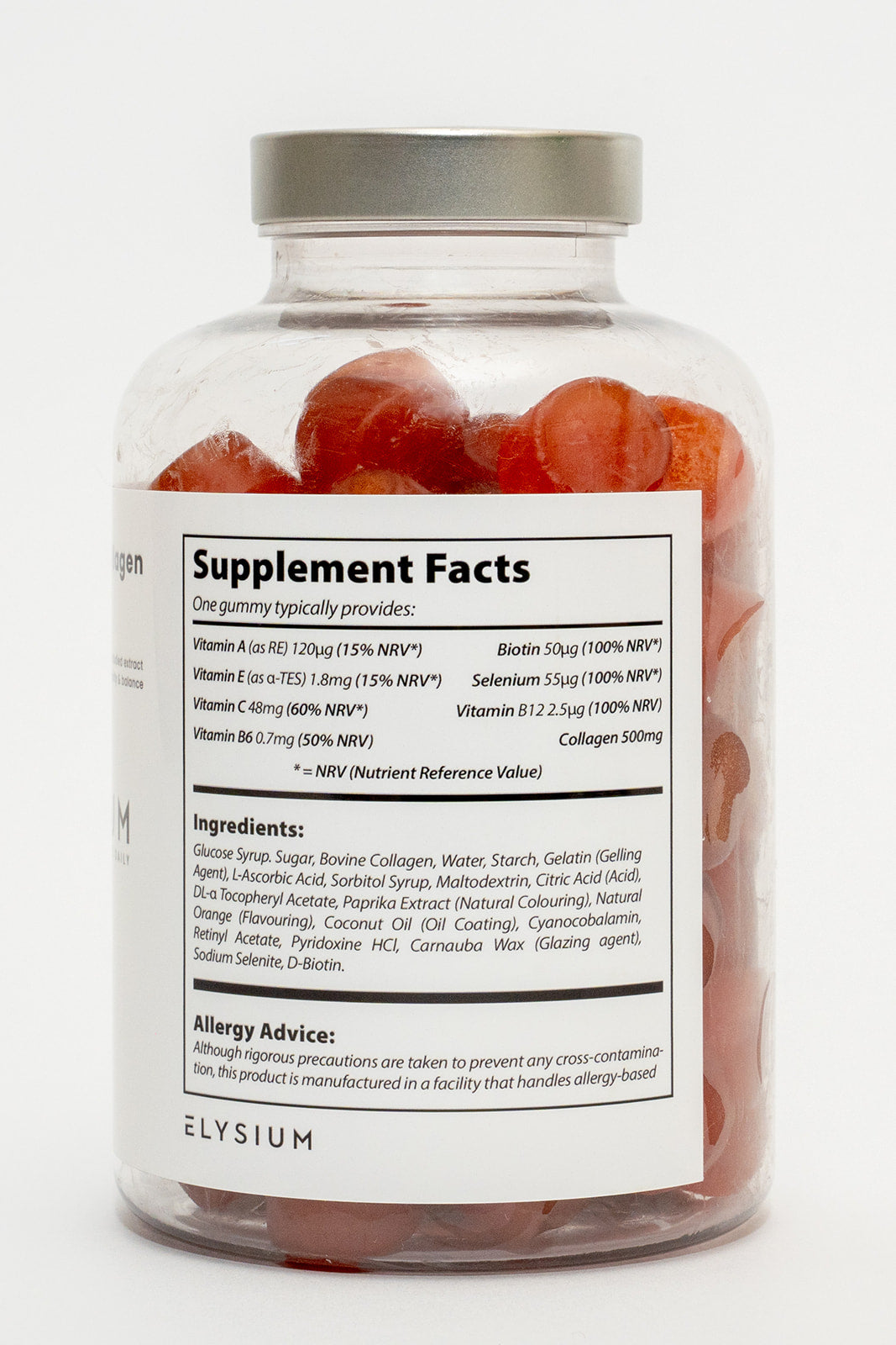 Collagen Gummies (Adult) 90-Count Vitamin C + Marine Collagen for Skin, Joints & Bones