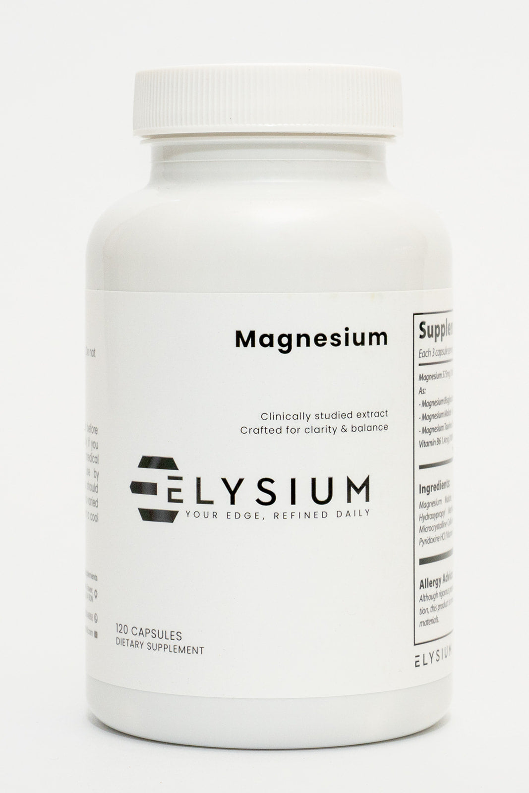 Magnesium Glycinate: 120-Capsule High-Absorption Relaxation & Wellness Formula