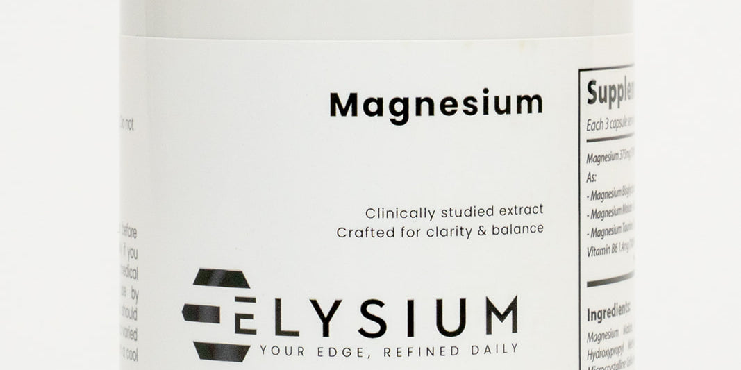 Magnesium Glycinate Complex 375mg Tri-Form with B6 UK GMP 120 Capsules